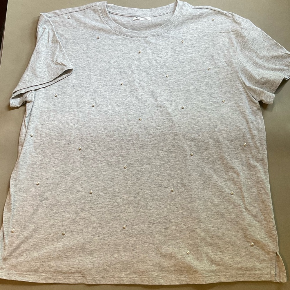 Edge Gray Short Sleeve Tee Relaxed Fit